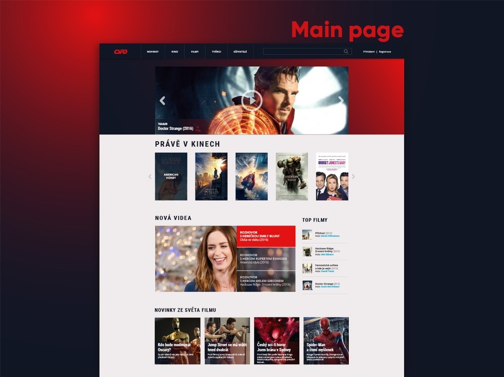 Redesign Csfd.cz